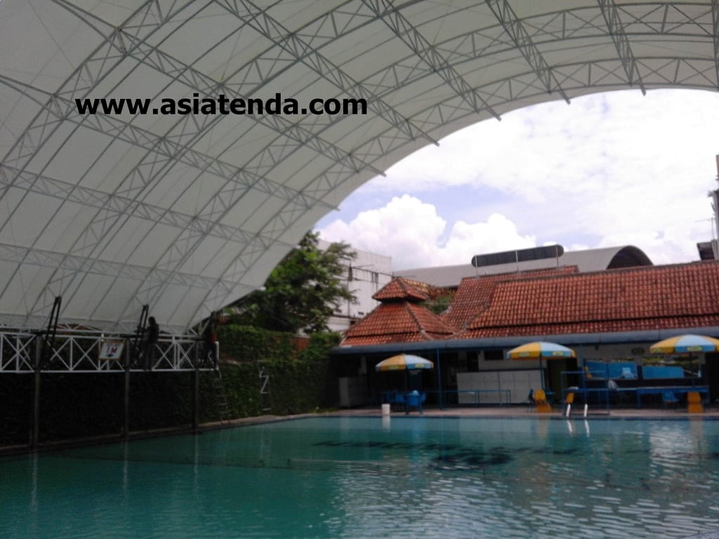 portofolio tenda membrane kolam renang