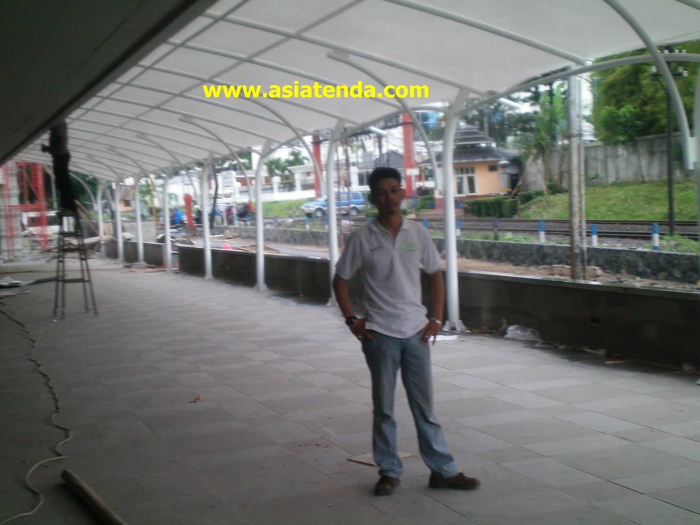 portofolio tenda membrane tampak dalam