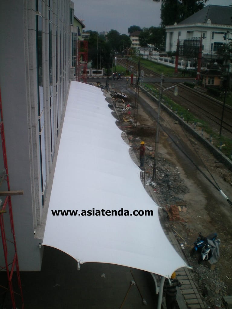 portofolio tenda membrane tampak atas