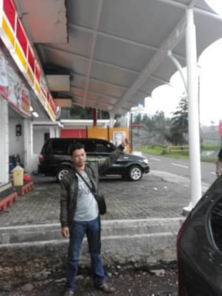 tenda membrane canopy baru