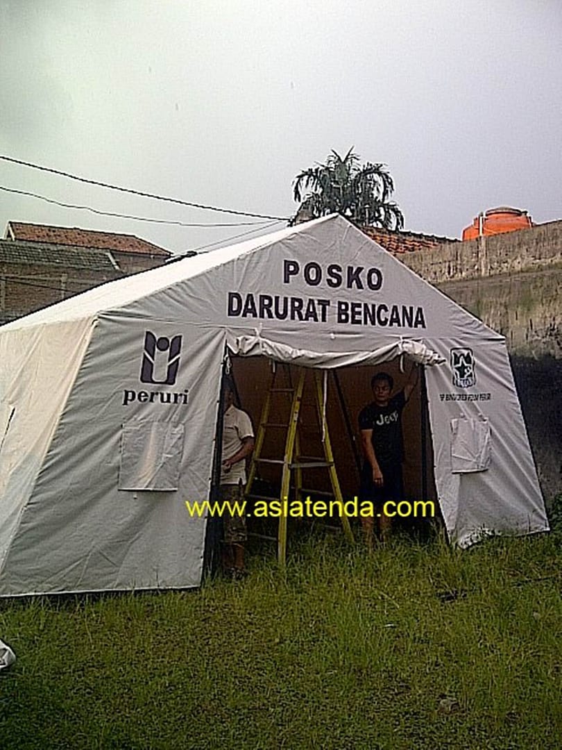 portofolio tenda darurat bencana