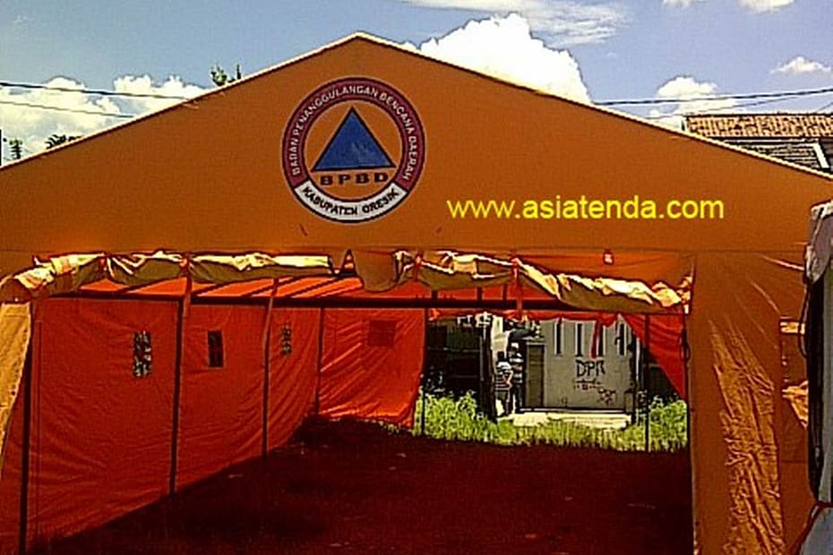 portofolio tenda bantuan bpbd