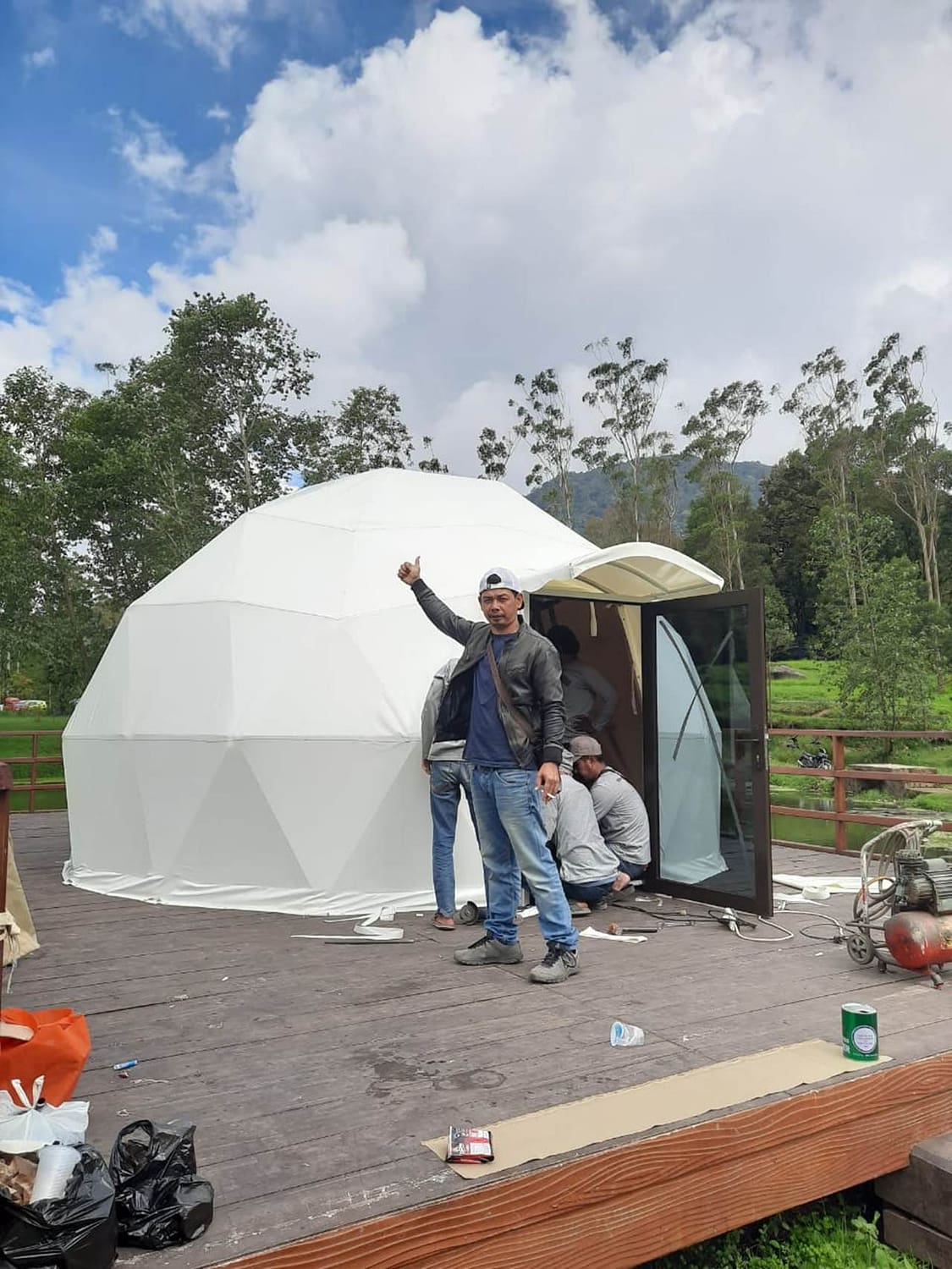 tenda geodesic 