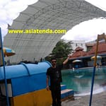tenda membrane kolam renang